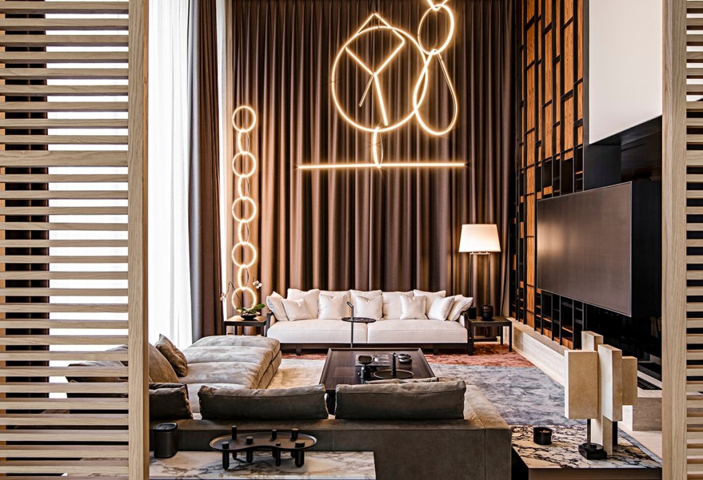 balizroom-studiolipparini-pechino-casa-shadowcreek-livingroom-minotti-divano-flos-luci